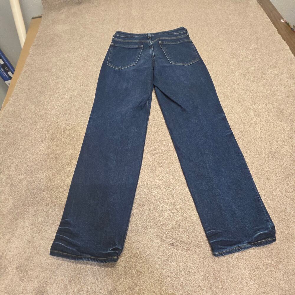 indie Old Navy OG Loose High-Rise Jeans Women 6 Dark Wash indigo retro everyday